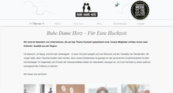 Desktop Screenshot of bubedameherz.de